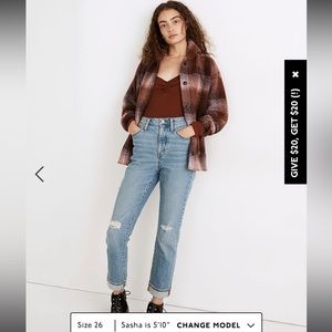 Madewell The High-Rise Slim Boyjean in Duma